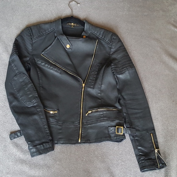 7 for all mankind black moto jacket, size XS - Picture 1 of 1